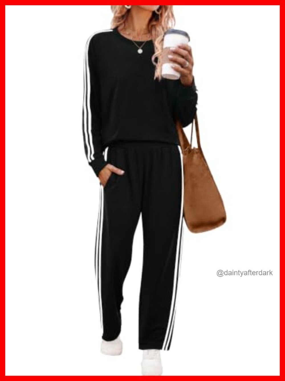 2 Piece Outfits for Women Sweatsuit Set Color Block Long Sleeve Pullover